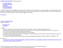 Tablet Screenshot of coalitionpaludisme.org